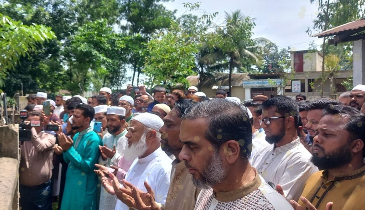 মৌলভীবাজারে সিরাজুল ইসলামের কবর জিয়ারত করলেন জামায়াত আমীর